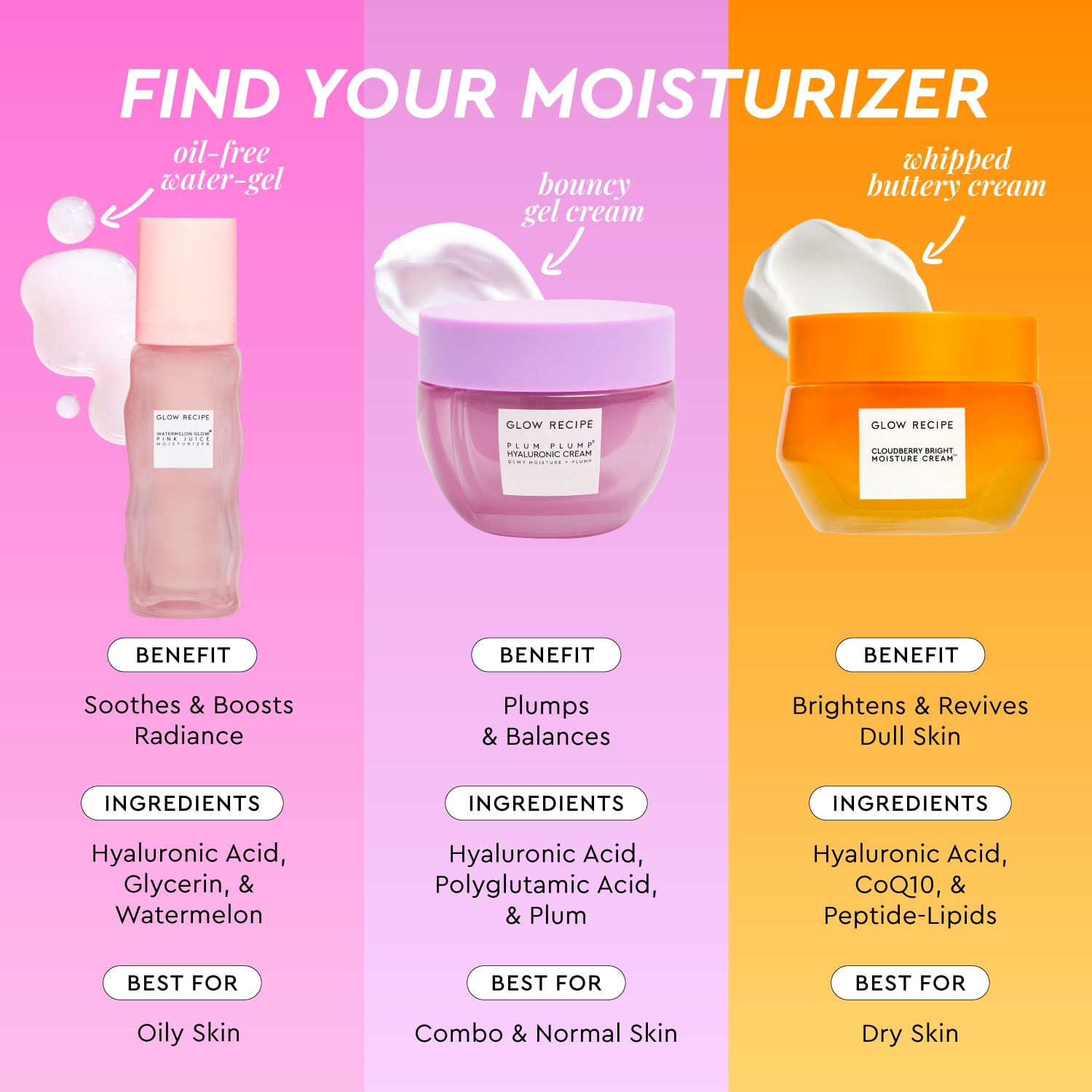LIMITED EDITION PRIDE WATERMELON GLOW PINK JUICE MOISTURIZER REFILLABLE  (GEL HIDRATANTE)